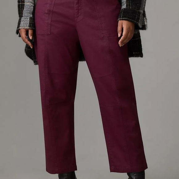 Pilcro size 24 petite coated relaxed jeans - Picture 5 of 7